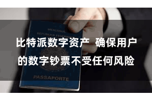 比特派数字资产  确保用户的数字钞票不受任何风险